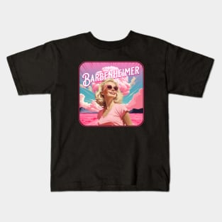 Barbenheimer Pink Kids T-Shirt